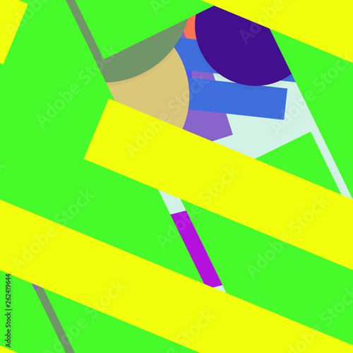 Flat material design - Creative vector trend seamless