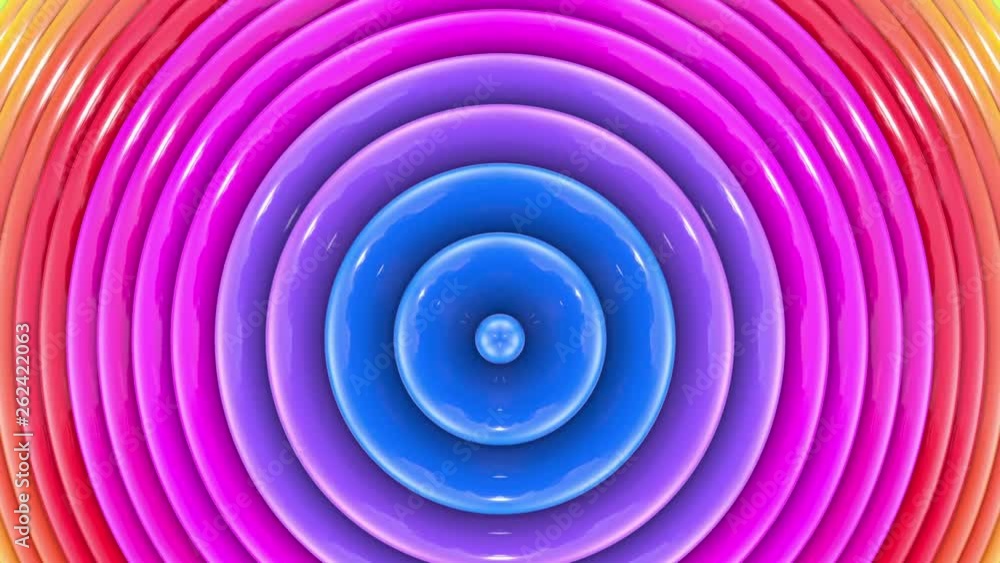 Rainbow multicolored stripes move cyclically. 47 Rainbow multicolored stripes move cyclically. 47