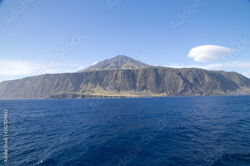 The amazing Island of Tristan da Cunha - the township is small and called Edinburgh of the Seven Seas. Totally remote. ￼