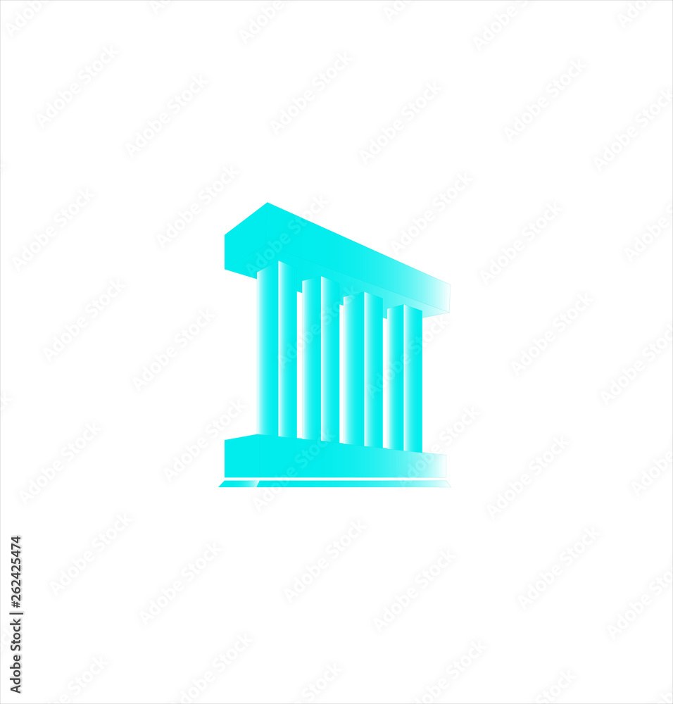 building pillar logo for company building pillar logo for company