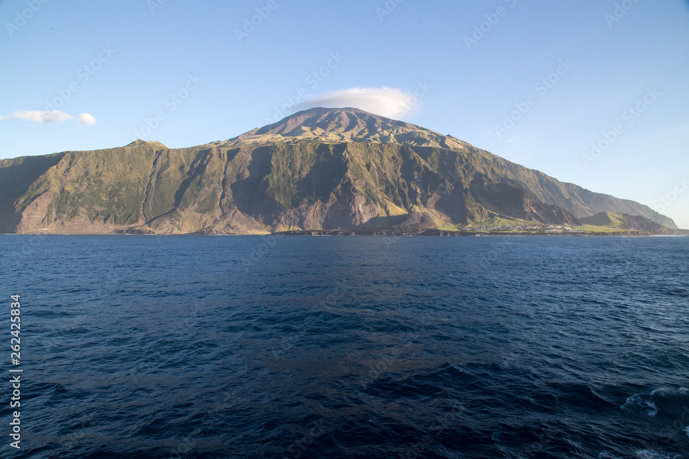The amazing Island of Tristan da Cunha - the township is small and called Edinburgh of the Seven Seas. Totally remote.	￼