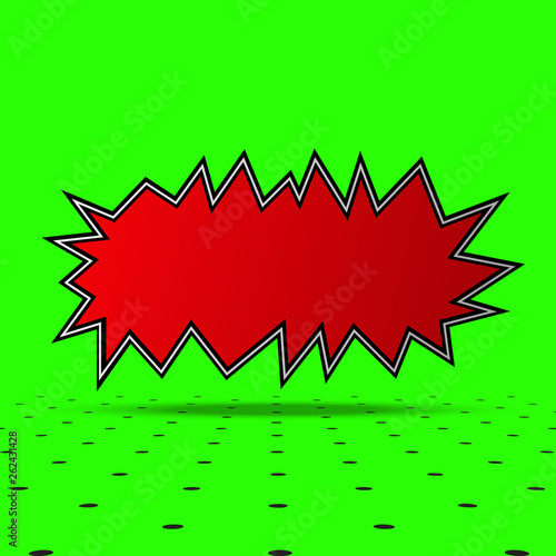 billboard cloud to insert words on green background