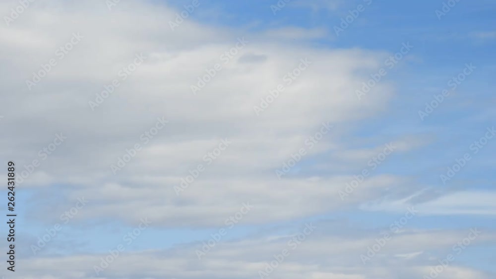 Clouds time lapse, blue sky Clouds time lapse, blue sky