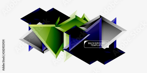 Free Download Triangular low poly background design, multicolored triangles. Vector - GFXLoad