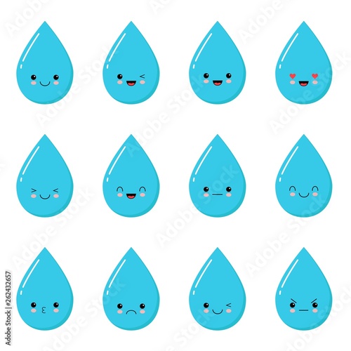 Water face World water day save the water stop water drops drop H2O Vector faces smile emotion emoticons smiley emoji Rainy rain day pattern drop drops sign signs icon icons symbol aqua