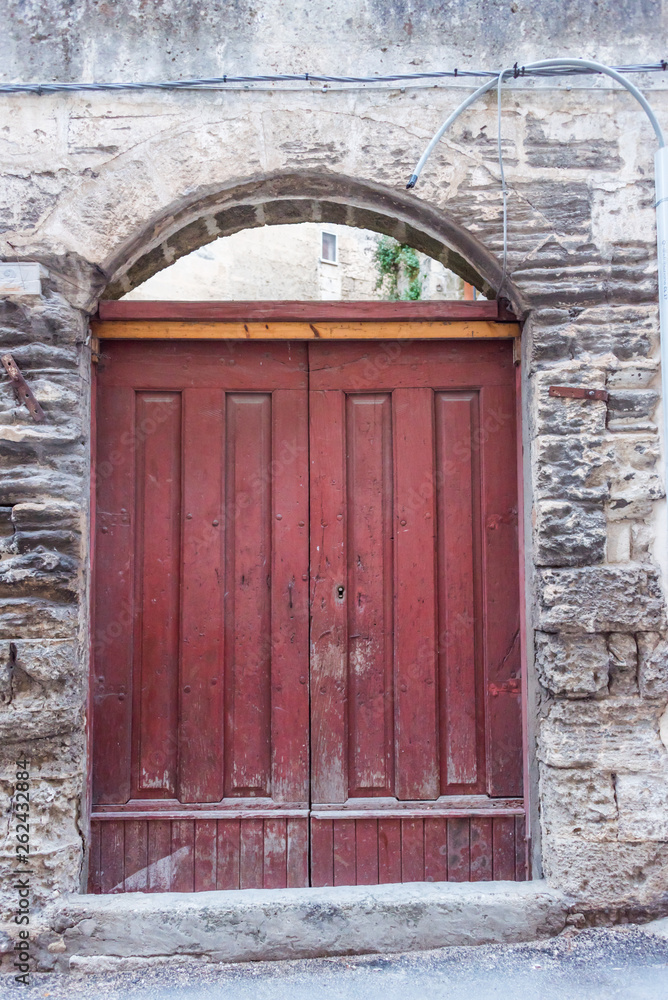 Door in The Ancient City of Matera, Italy Door in The Ancient City of Matera, Italy