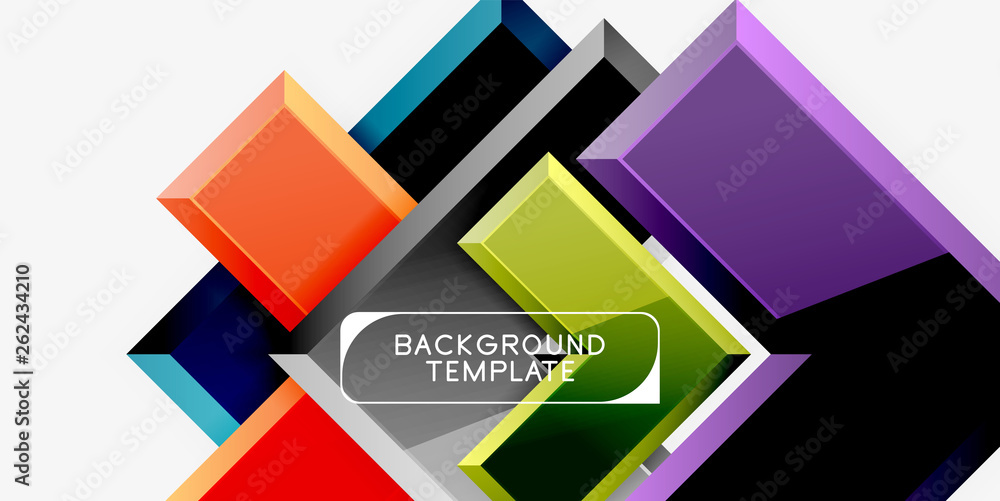 Glossy arrows geometric background Glossy arrows geometric background