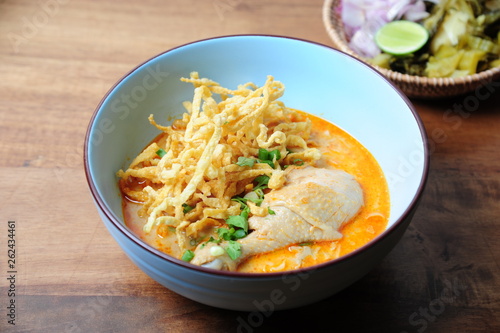 Khao Soi Northern Style Curried Noodle Soup with Chicken