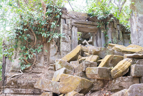 Siem Reap, Cambodia - Mar 07 2018: Beng Mealea in Siem Reap, Cambodia. It is part of Angkor World Heritage Site.