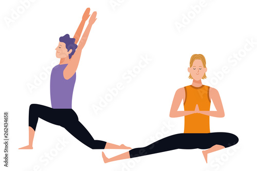 men yoga poses