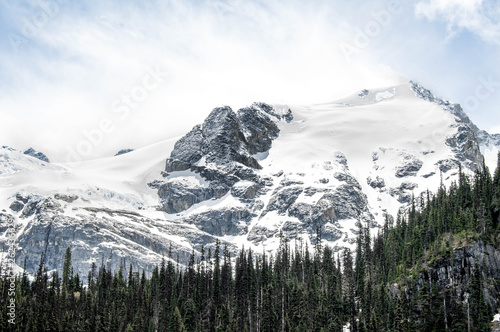 snowy mountains