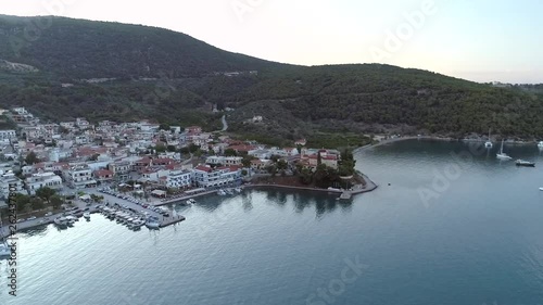 Palaia Epidaurus Port view from Drone photo