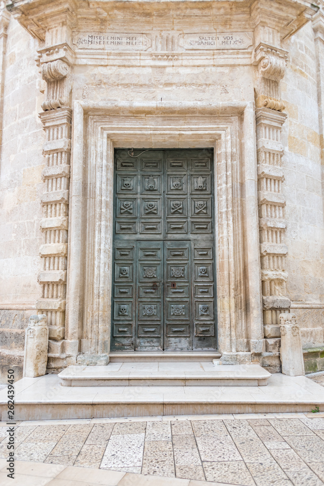 Door in The Ancient City of Matera, Italy Door in The Ancient City of Matera, Italy