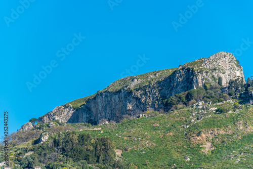 Mountain Top from the Town of Taormina, Sicily, Italy © JonShore