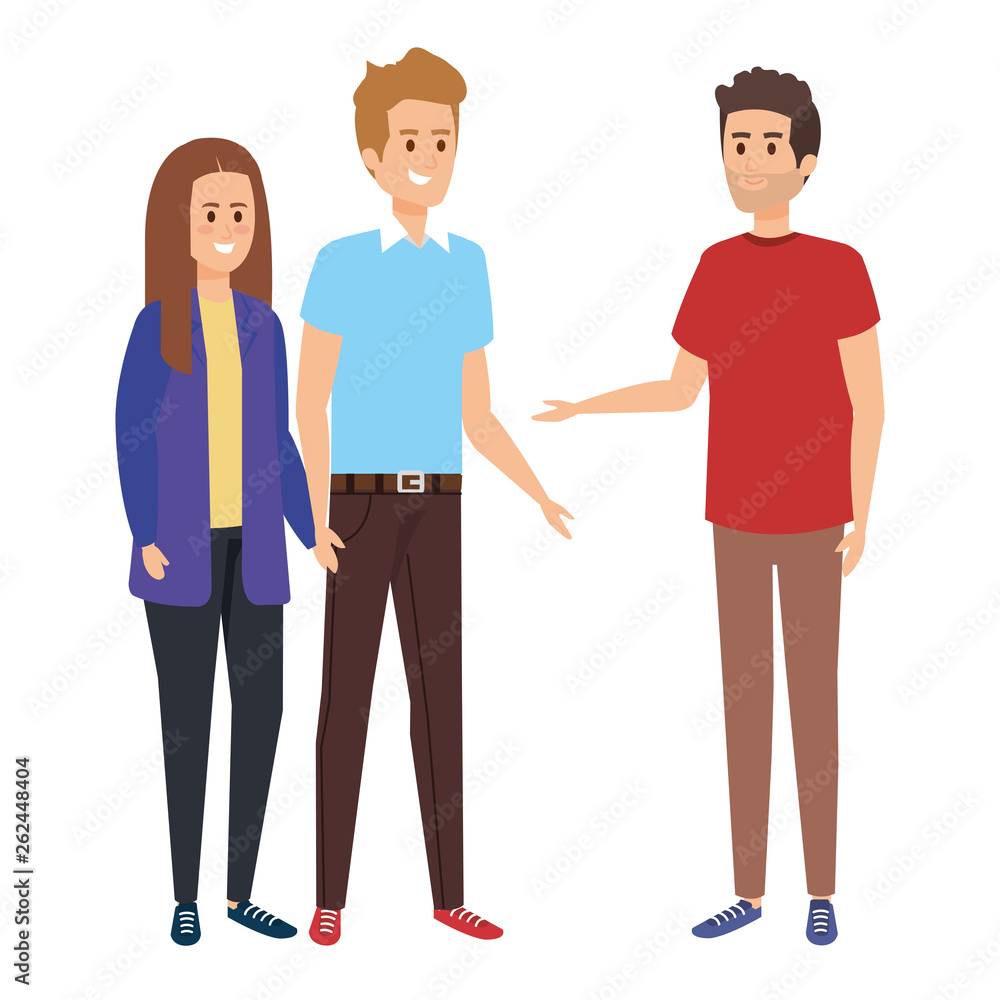 group of people characters group of people characters