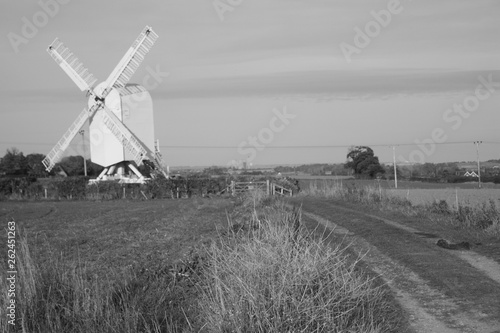 windmill in the field