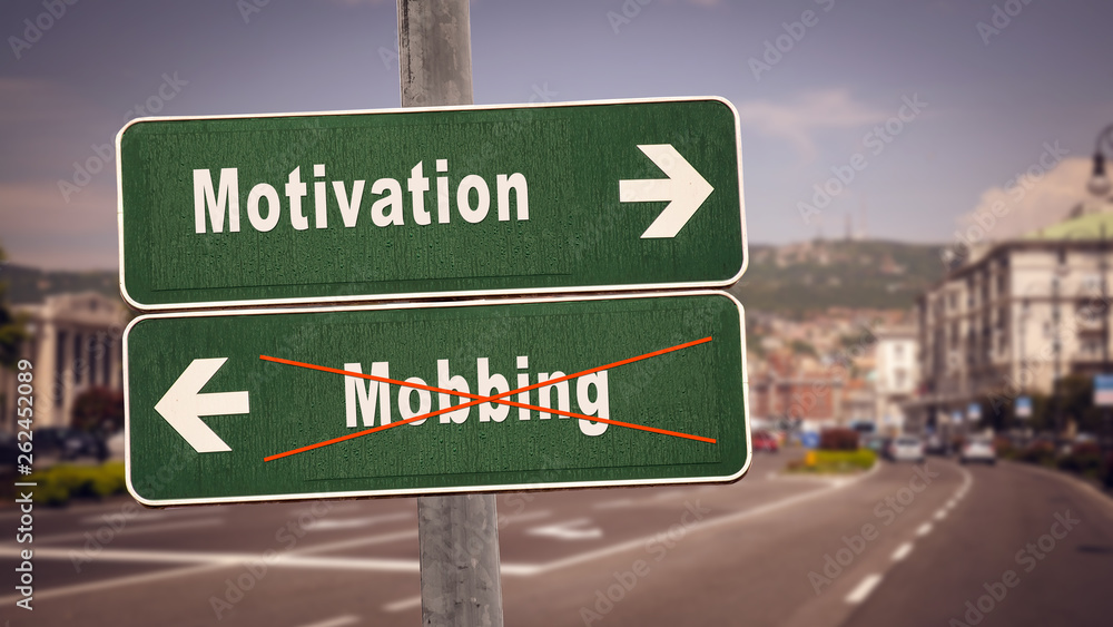 Street Sign Motivation versus Mobbing Street Sign Motivation versus Mobbing