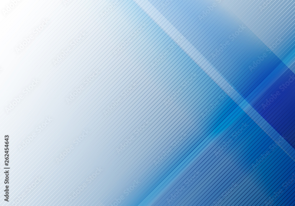 Obraz premium Abstract blue geometric shine and layer elements with diagonal lines texture.