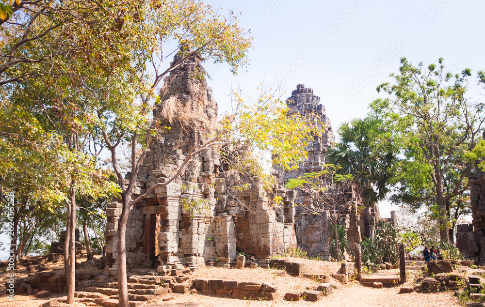 Obraz premium Prasat Banan temple in Battambang, Cambodia