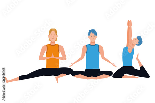 men yoga poses