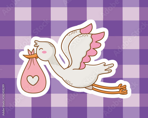 cute baby shower cartoon