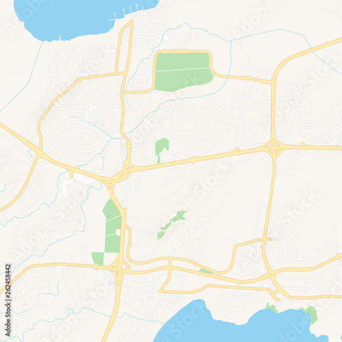 Batumi, Georgia printable map