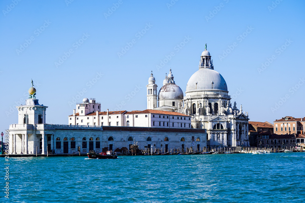 Venice, Italy: view of the Church of Santa Maria della Salute 