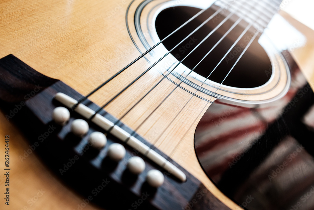 Naklejka premium acoustic guitar