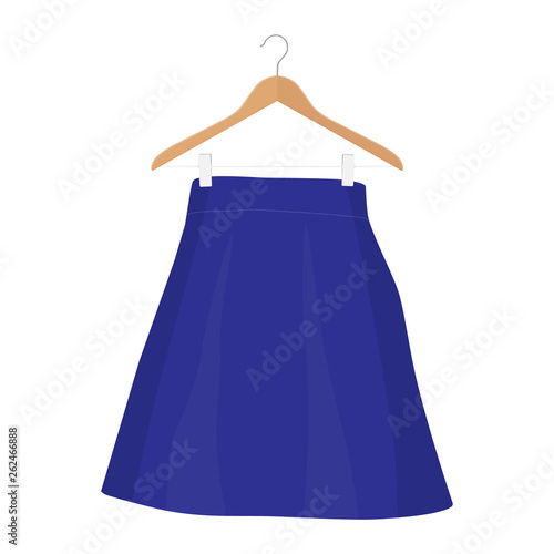 Skirt template, design fashion woman illustration - women skirt