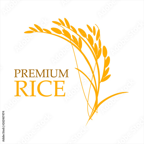 Rice premium logo