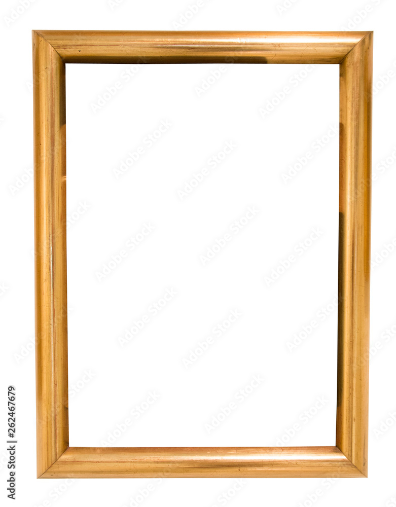 rectangularframe for photo on isolated background