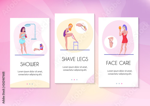 Feminine Hygiene Flat Banners