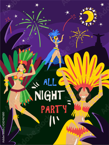 Brazil Carnival Party Poster 