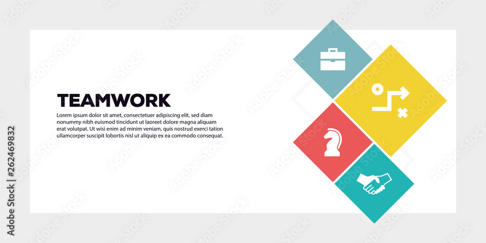 TEAMWORK BANNER CONCEPT TEAMWORK BANNER CONCEPT