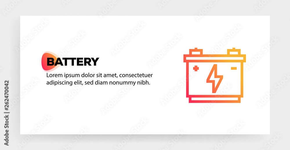 BATTERY ICON CONCEPT BATTERY ICON CONCEPT