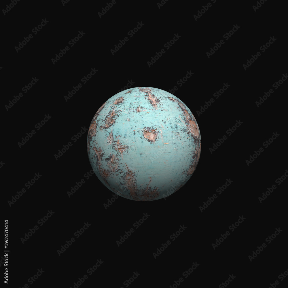 Fototapeta premium globe on black background