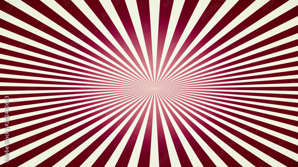 Fototapeta premium Sunlight Abstract gradient ray burst background Comic graphic with radial stripe pattern