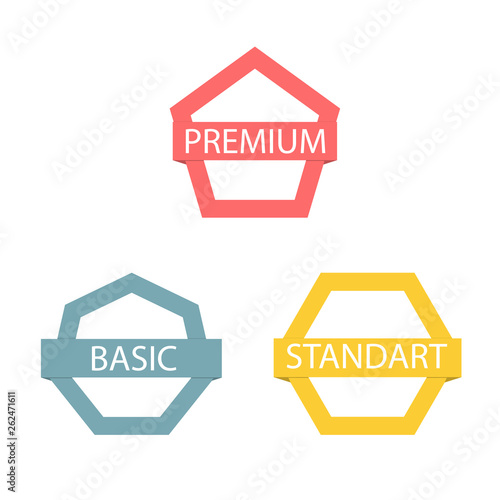 Basic, standart and premium