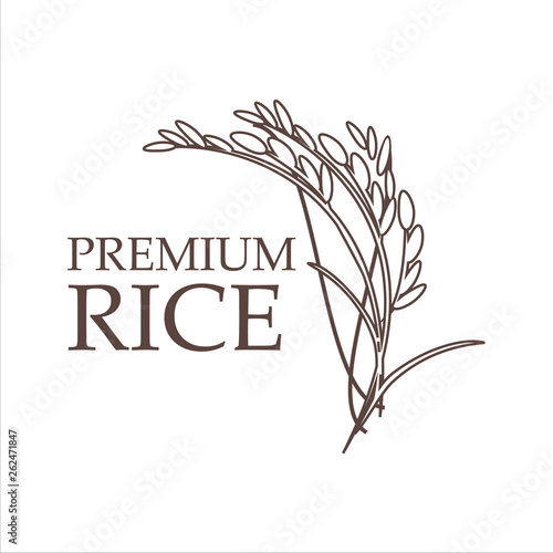 Rice premium logo