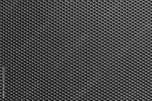Abstract dark gray circle mesh pattern background texture