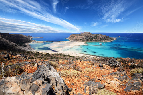 Fototapeta Naklejka Na Ścianę i Meble -  Balos lagoon - Crete, Greece