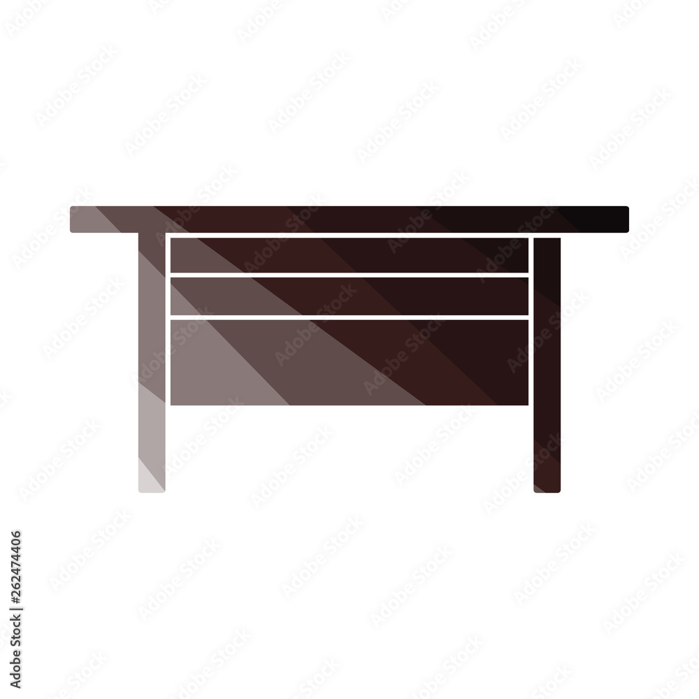 Boss office table icon Boss office table icon