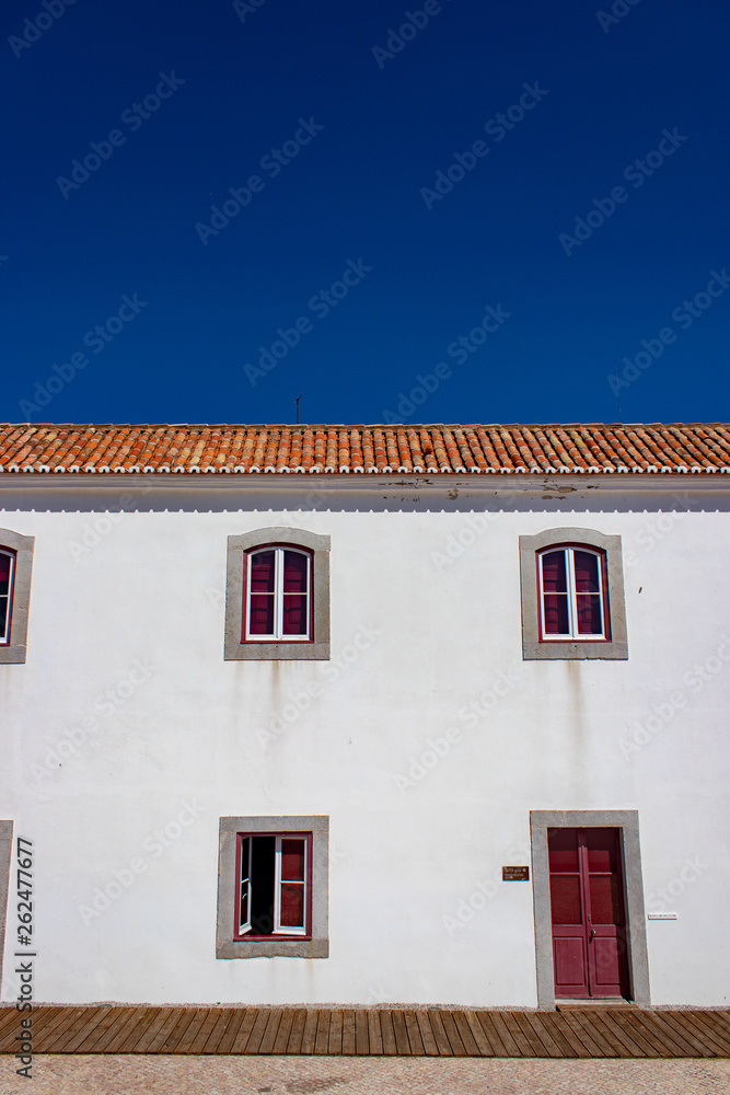 houses and buildins of Sesimbra,Portugal