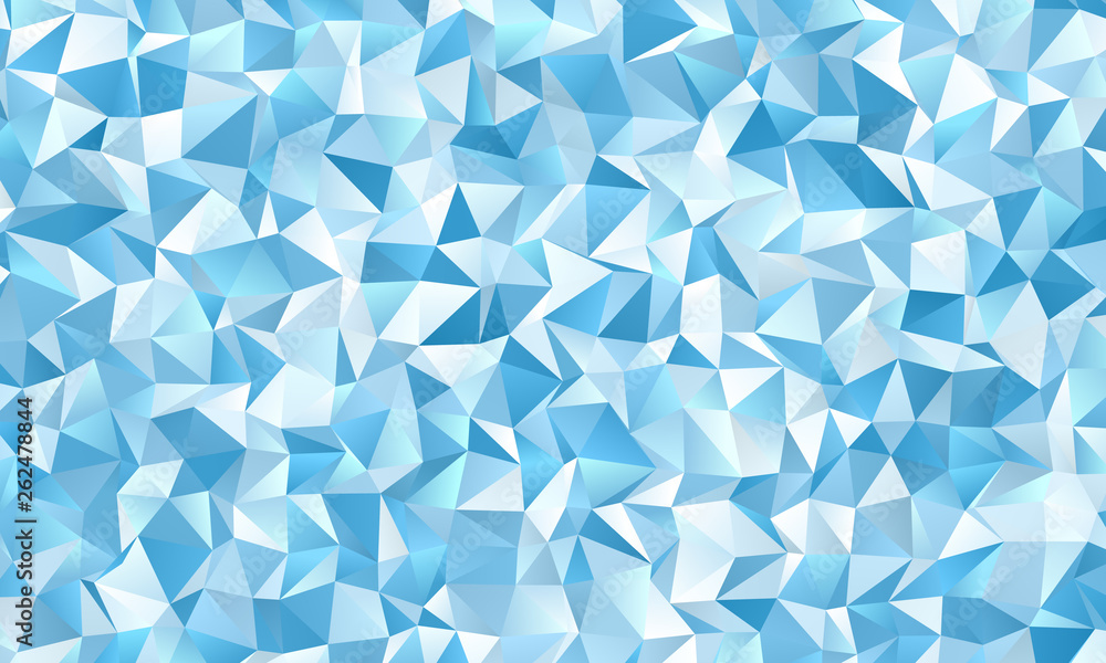 Pale blue white polygonal background with blurred gradient, vector illustration template Pale blue white polygonal background with blurred gradient, vector illustration template