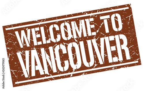 welcome to Vancouver stamp