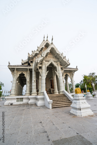 Wat Kaew Korawaram or The white temple in Krabi