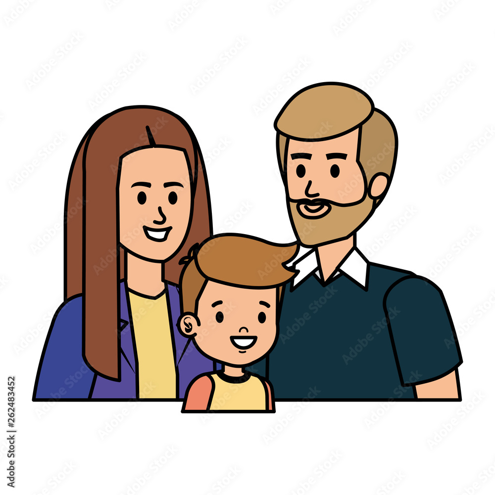 parents couple with son characters parents couple with son characters