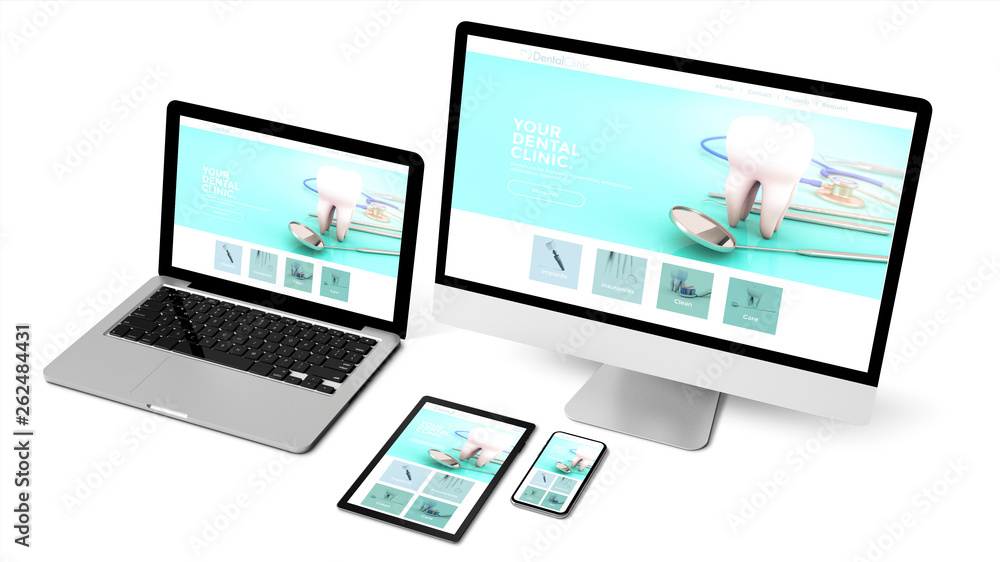devices collection showing dentist website devices collection showing dentist website