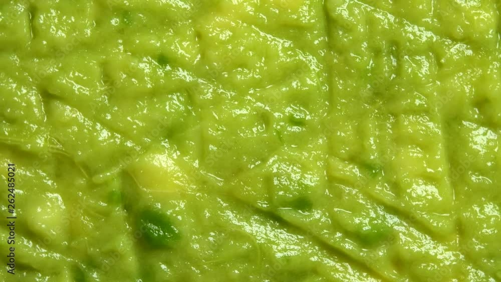 Extreme close-up of mashed avocado Extreme close-up of mashed avocado