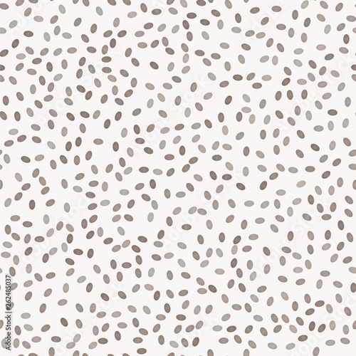 Healthy chia pudding seamless pattern. Organic healthy nutrition backdrop.